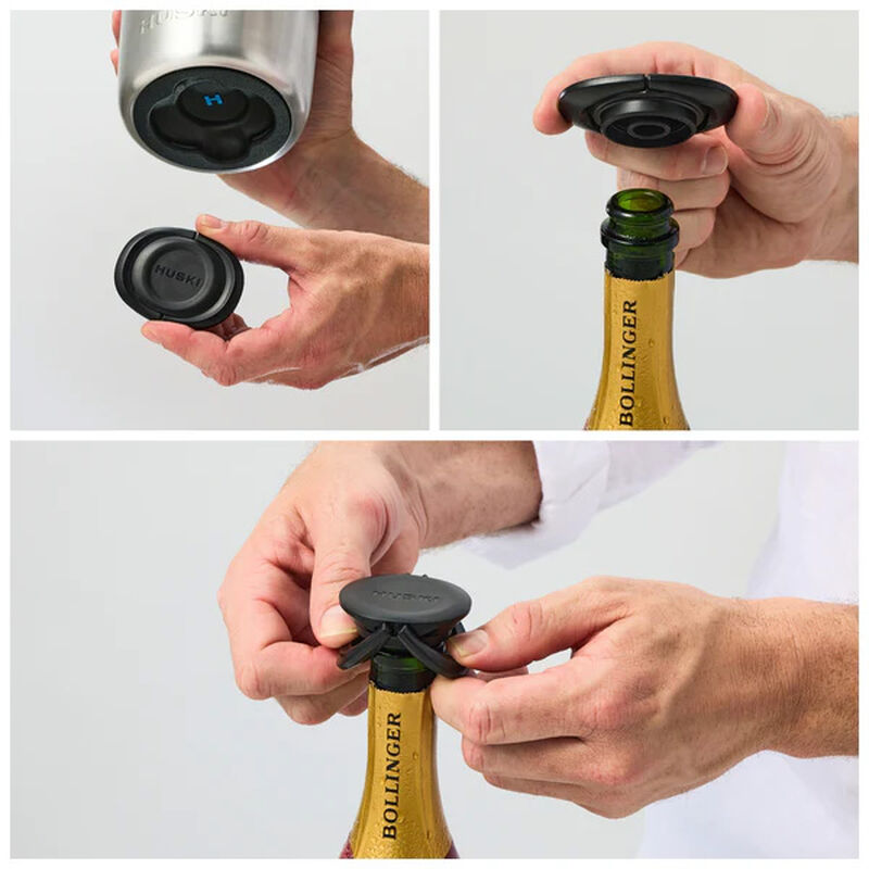 Huski Champagne Cooler - Stone Grey image number 2